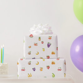Papel De Presente Papel de embrulhamento em fruta