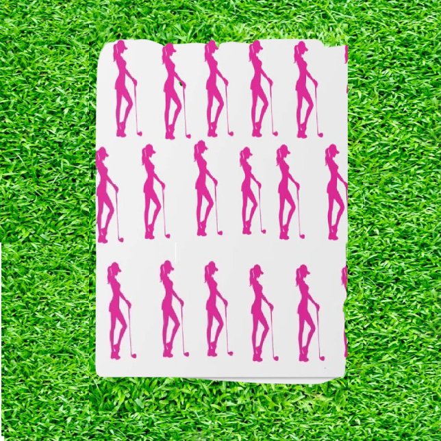 Papel De Presente Papel de embrulhamento Lady Golf Gift (Swing with Grace, Play with Power!)
