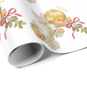 Papel De Presente Papel de embrulho/anjos do Natal