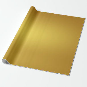 Papel De Presente Papel de empacotamento Amarelo Ouro