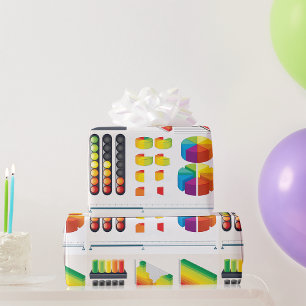 Papel De Presente Papel de empacotamento de gráficos empresariais