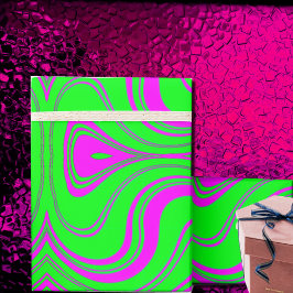 Papel De Presente papel de empacotamento de padrões moderno por onda