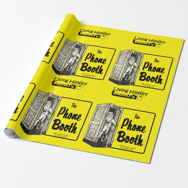 Papel De Presente Papel de empacotamento do Bar do telefone (Desenrolado)