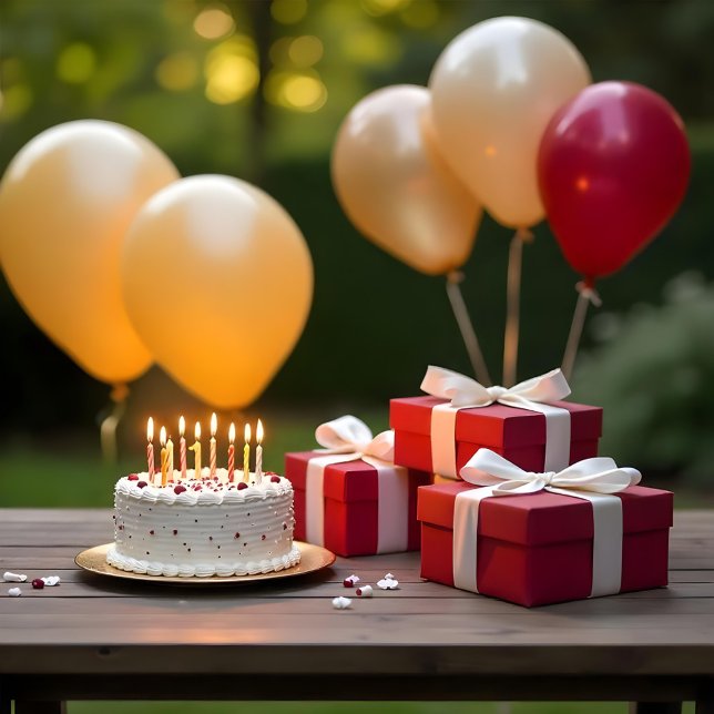 Papel De Presente Papel de empacotamento Elegante Red Color 870E08 (Elegant Red Wrapping Paper. ai gen.)