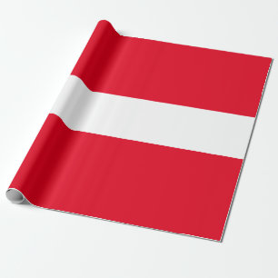 Papel De Presente Papel de empacotamento em branco e vermelho