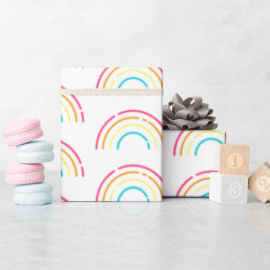 Papel De Presente Papel de empacotamento Neon Figure