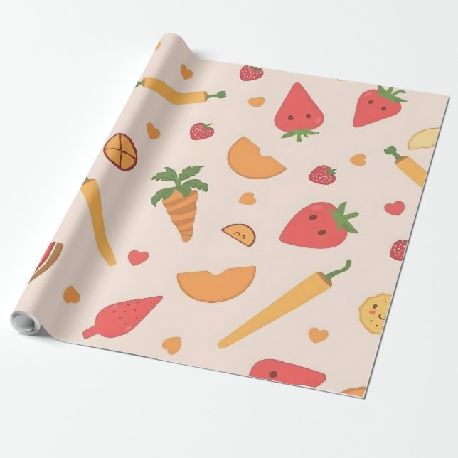 Papel De Presente Papel de Enchimento de Florestas (Desenrolado)