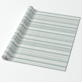 Papel De Presente Papel de enrolamento Anson Green Stripe