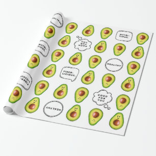 Papel De Presente Papel de enrolamento Avocado a 30 pol. x 6 pés