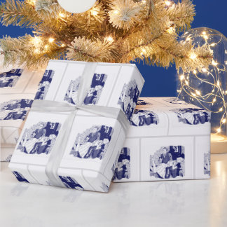 Papel De Presente Papel de enrolamento CHRSTMAS VINTAGE VINTAGE DO C