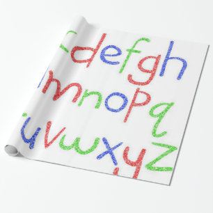 Papel De Presente Papel de enrolamento da Abc