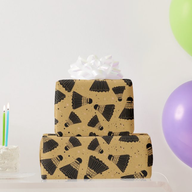 Papel De Presente Papel de enrolamento da mostarda de choque espacia (Presentes para festas)