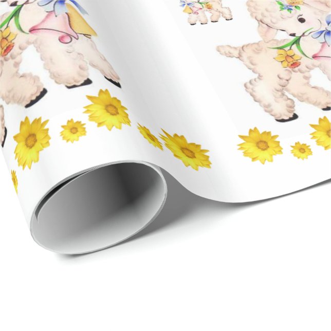 Papel De Presente Papel de enrolamento da páscoa (Ponta do rolo)