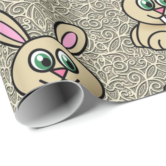 Papel De Presente Papel de enrolamento da páscoa (Ponta do rolo)