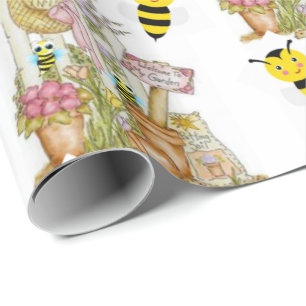 Papel De Presente Papel de enrolamento da páscoa