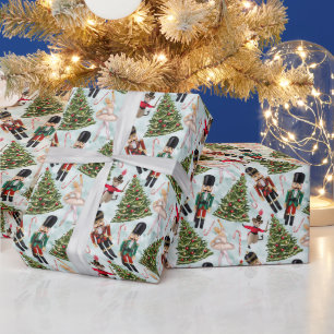 Papel De Presente Papel de enrolamento das imagens de Natal do Balé 