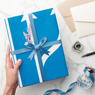 Papel De Presente Papel de enrolamento das setas de sinalização rodo