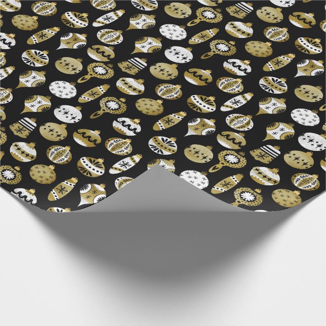 Papel De Presente Papel de enrolamento de férias dos ornamentos (Ponta)