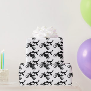 Papel De Presente Papel de enrolamento de Festas de aniversário moto