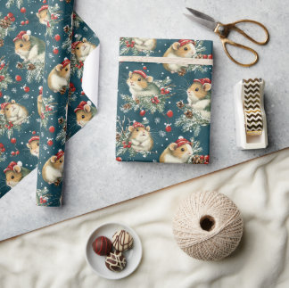 Papel De Presente Papel de enrolamento de hamster