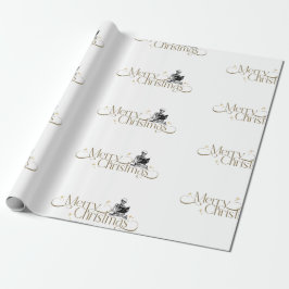 Papel De Presente Papel de enrolamento de livros de esqueleto de nat