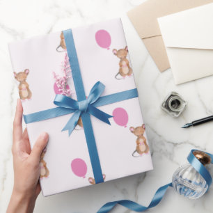 Papel De Presente Papel de enrolamento de matéria-prima de madeira, 