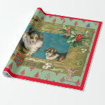 Papel De Presente Papel de enrolamento de NATAL-CHRISTMAS COLLAGE VI<br><div class="desc">PERSONALIZÁVEL</div>