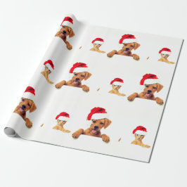 Papel De Presente Papel de enrolamento de Natal de amantes de os ani
