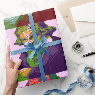 Papel De Presente Papel de enrolamento de Pop de arte Ludwig Van Bee