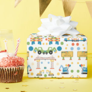 Papel De Presente Papel De Enrolamento De Presentes Para Construção