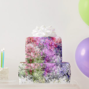 Papel De Presente Papel de enrolamento de "Primavera inicial" (6 pés