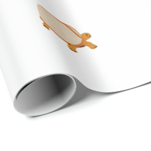 Papel De Presente Papel de enrolamento de tartarugas