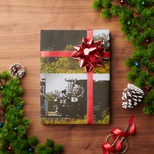 Papel De Presente Papel de enrolamento do comboio nº 4014