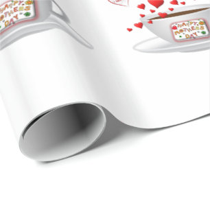 Papel De Presente Papel de enrolamento do dia de as mães