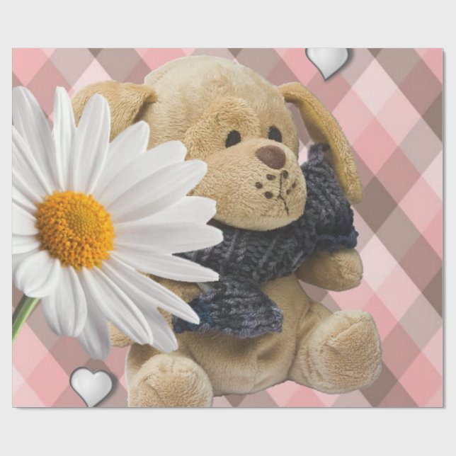 Papel De Presente Papel de enrolamento do dia de os namorados (Aberto)