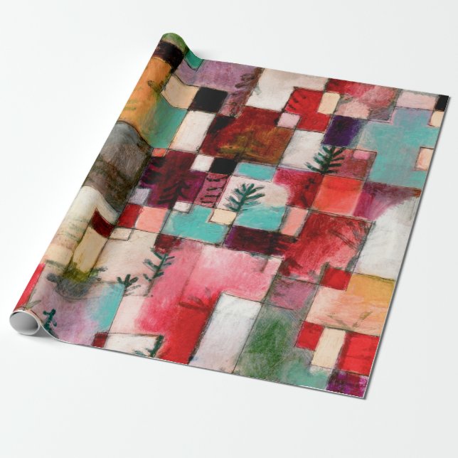 Papel De Presente Papel de enrolamento do padrão de pintura ART (Desenrolado)