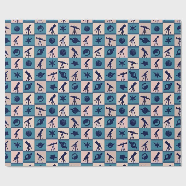 Papel De Presente Papel de enrolamento do telescópio (Aberto)