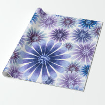 Papel de enrolamento floral da lavanda