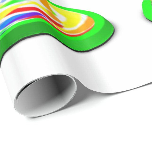 Papel De Presente Papel de enrolamento Giraffe (Ponta do rolo)