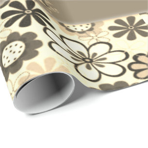 Papel De Presente Papel de enrolamento Girassol