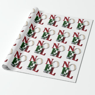 Papel De Presente Papel de enrolamento Joyeux Noel, Feliz Natal