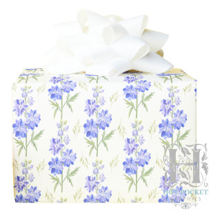 Papel De Presente Papel de enrolamento Larkspur