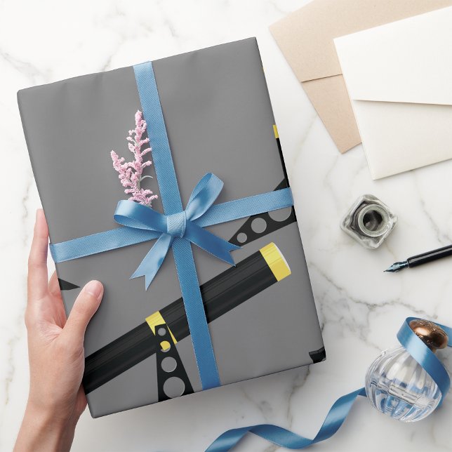 Papel De Presente Papel de enrolamento longo do telescópio (Criador carregado)