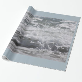 Papel De Presente Papel de enrolamento no oceano Atlântico