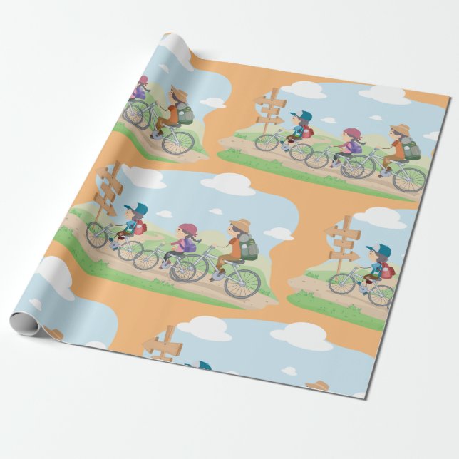 Papel De Presente Papel de enrolamento para ciclismo em excelente no (Desenrolado)