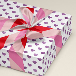 Papel De Presente Papel de enrolamento púrpura, brilhante, fino, de