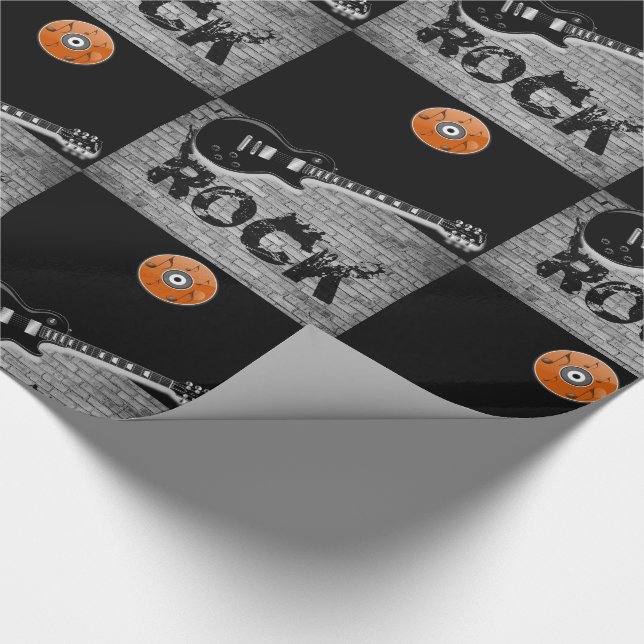 Papel De Presente Papel de enrolamento Rock Music (Ponta)