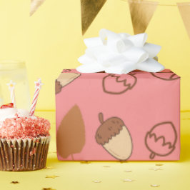 Papel De Presente Papel de enrolamento sem costura, de avelã, para q