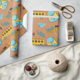 Papel De Presente Papel de enrolamento sem costura para as escolas d