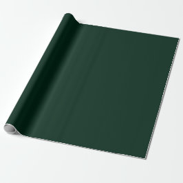 Papel De Presente Papel de enrolamento verde de pinheiro simples min
